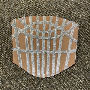 Sparkly Strapless Corset Top